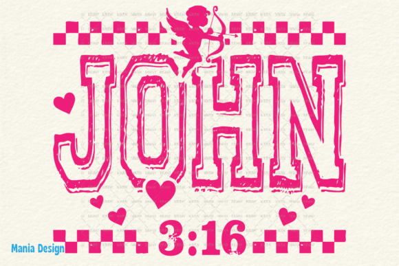 Download John 3:16 Retro Pink Valentine PNG - Pink valentine png Collection