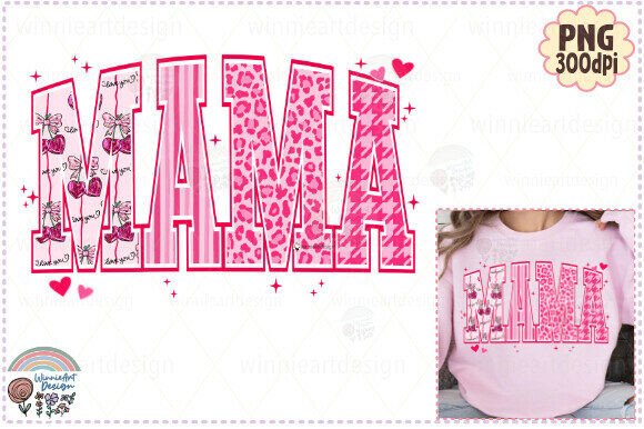 Download Retro Mama Cherry Bow Pink Valentine PNG - Pink valentine png Collection