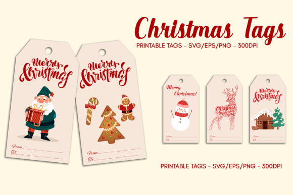 Download Christmas Gift Tags Ready to Print - Ready to print Collection