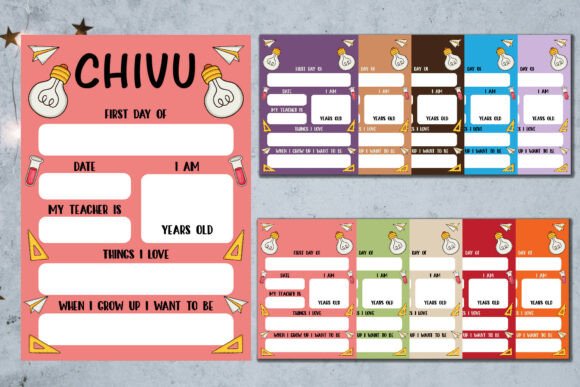 Download First Day of School Ready to Print - Ready to print Collection